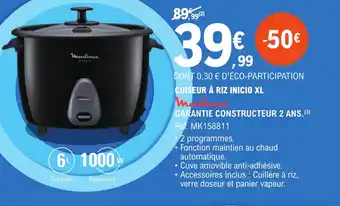 E.Leclerc CUISEUR À RIZ INICIO XL offre