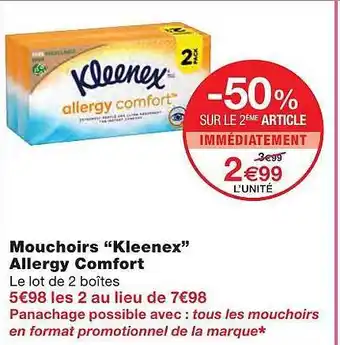 Monoprix Mouchoirs offre