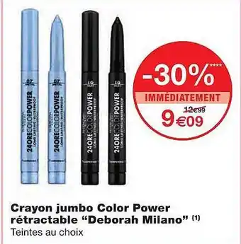 Monoprix Crayon Jumbo Color Power Rétractable offre