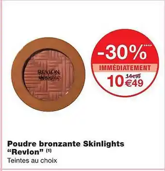 Monoprix Poudre Bronzante Skinlights offre