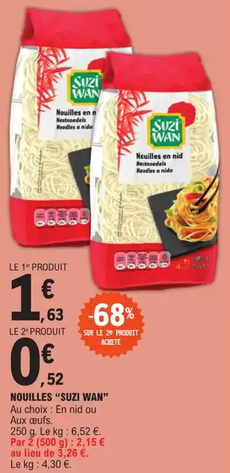 E.Leclerc NOUILLES "SUZI WAN" offre