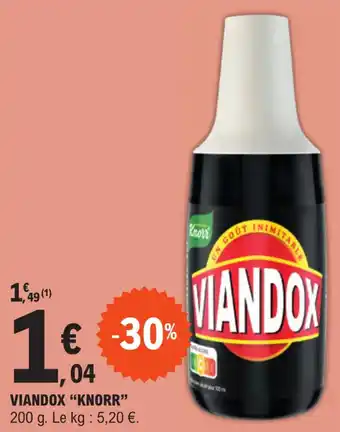E.Leclerc VIANDOX "KNORR" offre