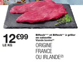Monoprix Bifteck Et Bifteck à Griller En Caissette offre