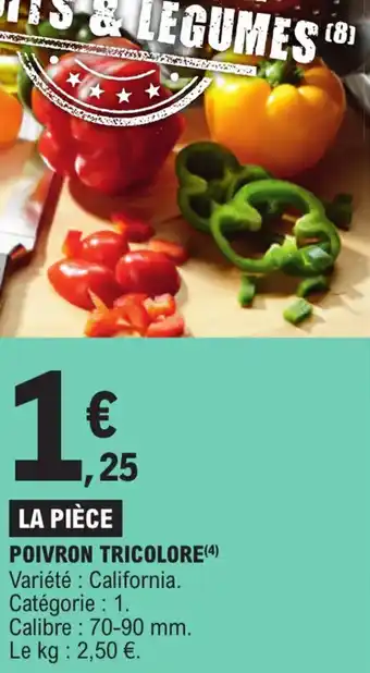 E.Leclerc POIVRON TRICOLORE(4) offre