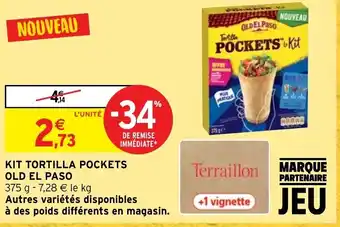 Intermarché Kit Tortilla Pockets offre