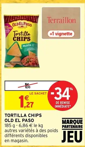 Intermarché Tortilla Chips Old El Paso offre
