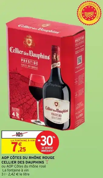 Intermarché AOP Côtes du Rhône Rouge offre