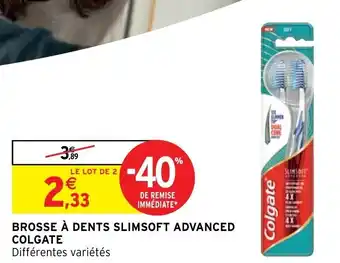 Intermarché Brosse à dents Slimsoft Advanced offre