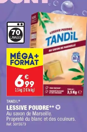 ALDI LESSIVE POUDRE*** offre
