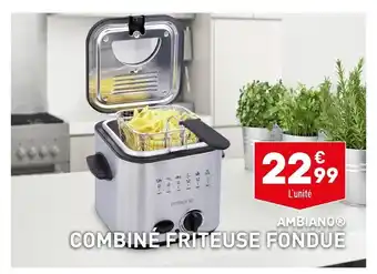 ALDI COMBINE FRITEUSE FONDUE offre