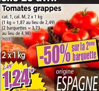 Norma Tomates grappes offre