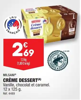 ALDI CRÈME DESSERT(A) offre