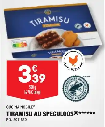ALDI TIRAMISU AU SPECULOOS(E) offre