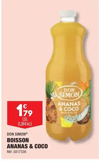 ALDI BOISSON ANANAS & COCO offre