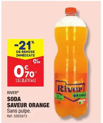 ALDI SODA SAVEUR ORANGE offre
