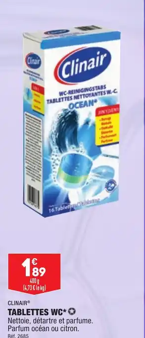 ALDI TABLETTES WC offre