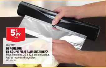 ALDI DÉROULEUR ET COUPE FILM ALIMENTAIRE offre