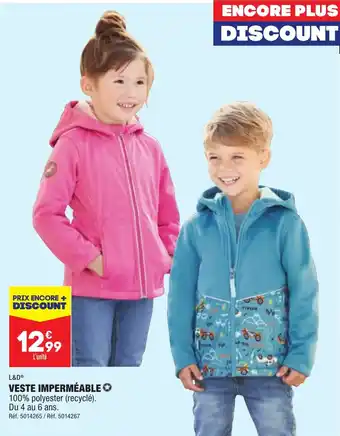 ALDI VESTE IMPERMÉABLE offre
