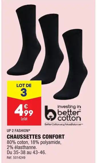 ALDI CHAUSSETTES CONFORT offre