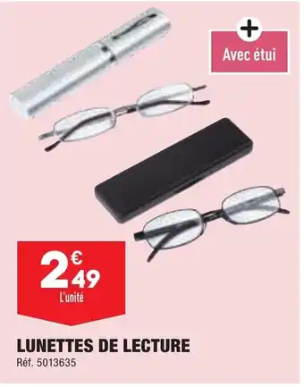 ALDI LUNETTES DE LECTURE offre