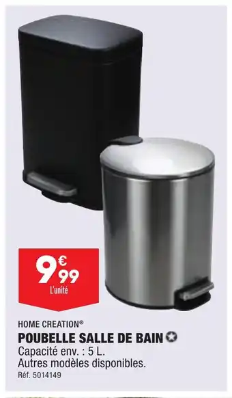 ALDI POUBELLE SALLE DE BAIN offre