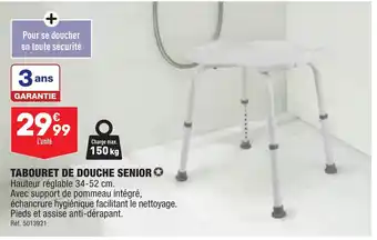 ALDI TABOURET DE DOUCHE SENIOR offre