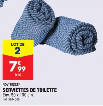 ALDI SERVIETTES DE TOILETTE offre