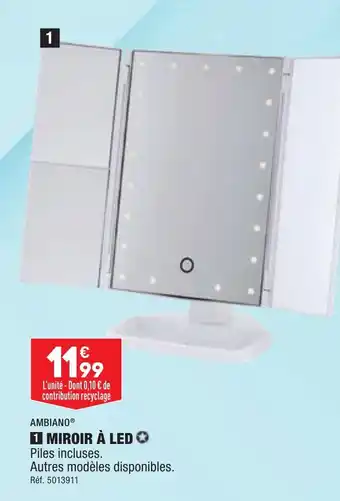 ALDI MIROIR À LED offre