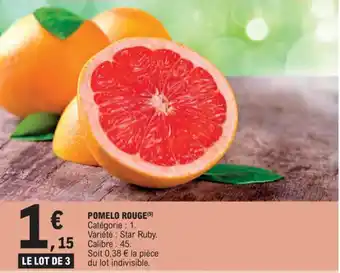 E.Leclerc POMELO ROUGE (5) offre