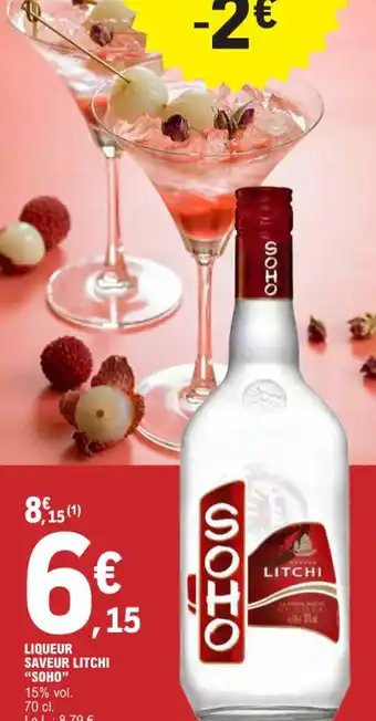 LIQUEUR SAVEUR LITCHI "SOHO"