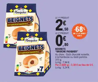 E.Leclerc BEIGNETS "BRIOCHE PASQUIER" offre