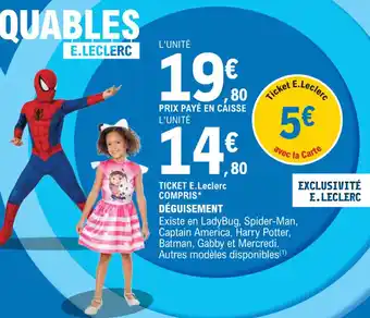 E.Leclerc DÉGUISEMENT offre