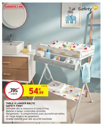 Intermarché Table a Langer Baltic Safety First offre