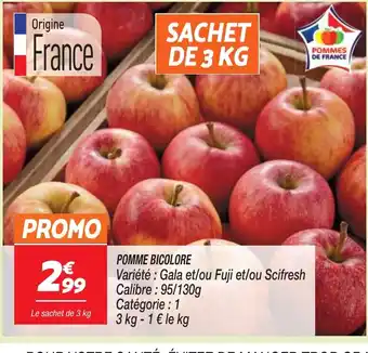 Netto POMME BICOLORE offre