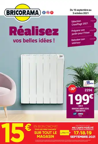 Radiateur A Inetie Séche Tradition Plus
