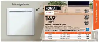 Bricorama Radiateur a Inertie Séche AKELA offre