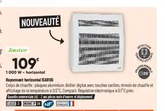 Bricorama Rayonnant Horizontal ISAROG offre