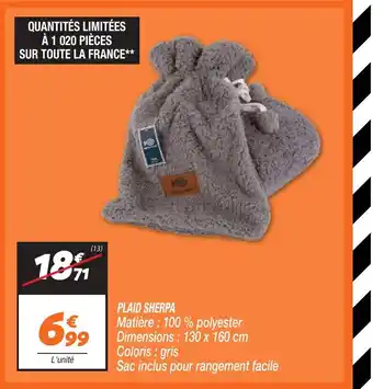 Netto PLAID SHERPA offre
