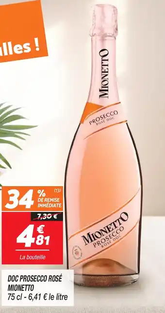 Netto DOC PROSECCO ROSÉ MIONETTO offre