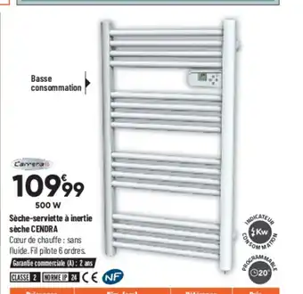 Bricorama Séche-Serviette a Inertie Séche CENDRA offre