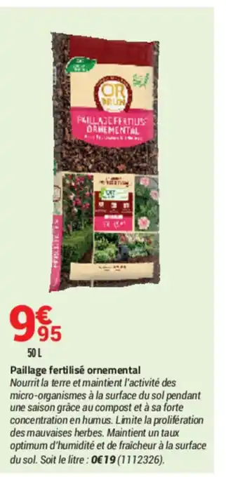 Bricorama Paillage Fertilisé Ornemental offre