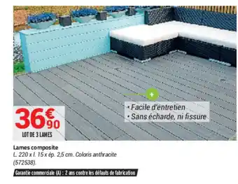 Bricorama Lames Composite offre