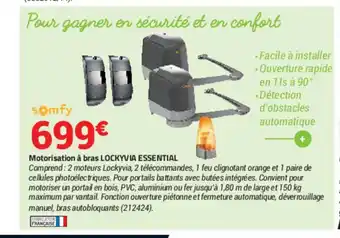 Motorisation a Bras LOCKY/IA ESSENTIAL