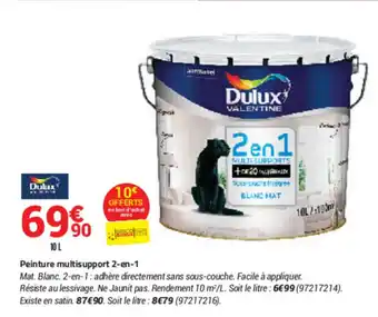 Bricorama Peinture Multisupport 2-en-1 offre