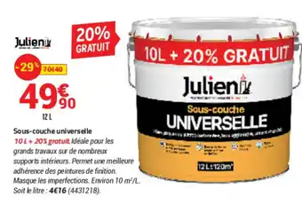 Bricorama Sous-couche Universelle offre