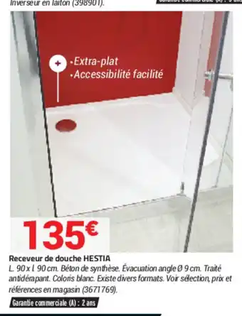 Bricorama Receveur De Douche HESTIA offre