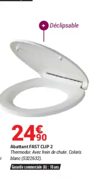 Bricorama Abattant Fast Clip 2 offre