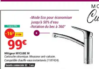 Bricorama Mitigeur Mycube M offre
