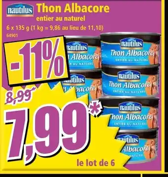 Norma Thon Albacore offre