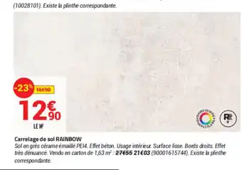 Bricorama Carrelage De Sol Rainbows offre